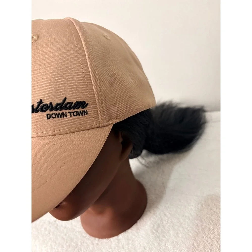 Peach Amsterdam Down Town Embroidered Baseball Cap‎ Adjustable Strap Casual